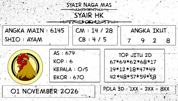 Gambar Syair HK 1 – Kode Syair Hongkong Hari Ini