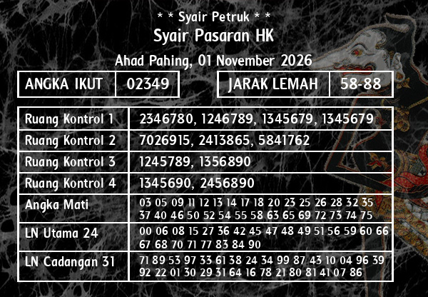 Gambar Syair HK 21 – Kode Syair Hongkong Hari Ini
