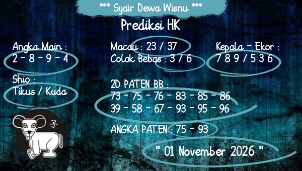 Gambar Syair HK 3 – Kode Syair Hongkong Hari Ini
