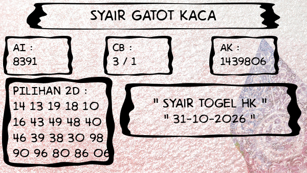 Gambar Syair HK 5 – Kode Syair Hongkong Hari Ini