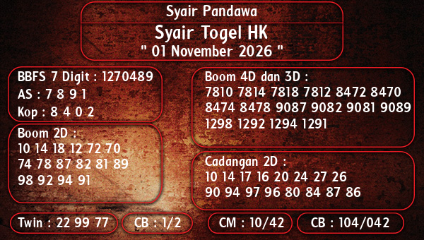 Gambar Syair HK 7 – Kode Syair Hongkong Hari Ini